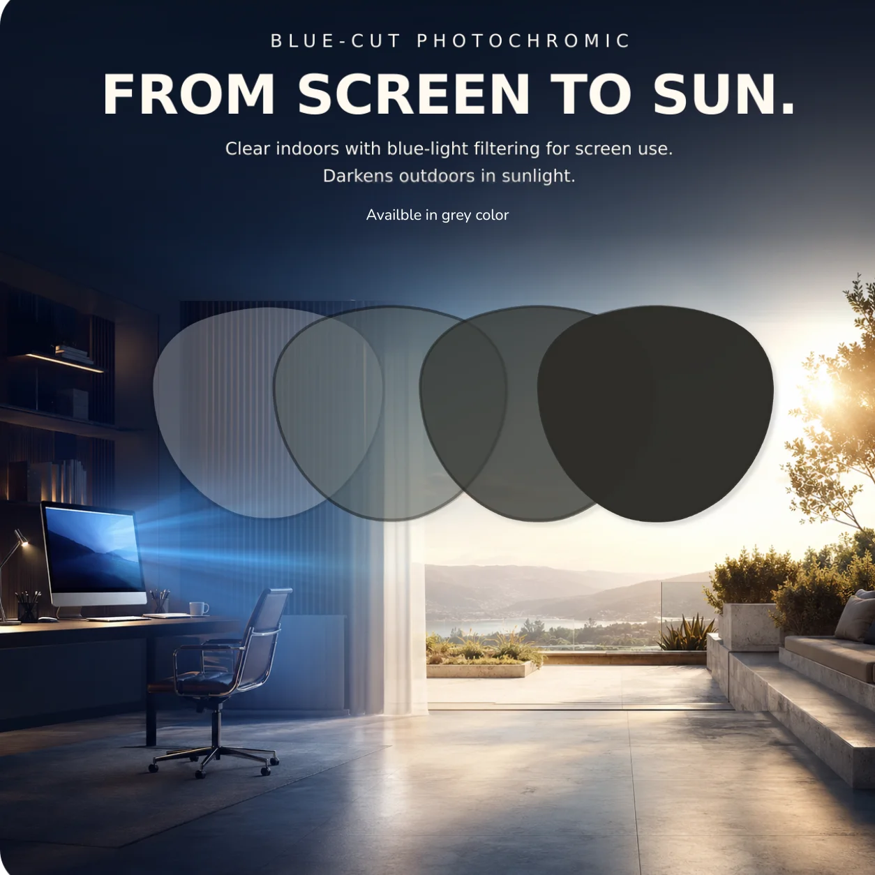 blue-cut photochromic